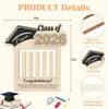 Porta dinero para temporada de graduaciones transfronterizo, porta dinero de madera, Porta dinero de graduación, alcancía de madera para graduación