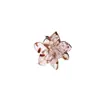 Pinza para el pelo de leopardo colorida de 4 cm, media coleta Bauhinia, pinza para el pelo lateral de coleta alta para mujer, accesorios para el pelo calientes transfronterizos