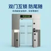 Sistema de portão AB anti-colagem com travamento de porta dupla e portão interligado de reconhecimento facial e leitura de código QR, sistema de gerenciamento de visitantes e equipamento de controle de acesso