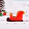 Nuevos Accesorios de Decoración de Papá Noel y Muñeco de Nieve Paisaje Micro Calcetines de Navidad Campana de Regalo Pequeños Adornos de Resina