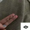 Pendientes de Aro Lisos con Pasador de Plata 925 para Mujer 2025 Nuevo Popular Diseño de Nicho Pendientes de Gama Alta Pendientes de Lujo Accesible