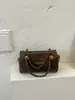 Bolso de cadena de cuero mate estilo Maillard vintage, nueva colección otoño/invierno 2026, bolso de trabajo/para el día a día de mujer, bolso de hombro, bolso cruzado