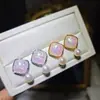Pendientes de Perla Zhuji Pendientes de Perla de Alto Grado Francés Temperamento Pendientes de Perla Color Perla de Lujo Ligero Pendientes de Perla con Diamante Venta al por Mayor