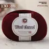 Hilo de lana mezclada, hilo de grosor medio para tejer a mano, hilo 212 para bufandas, suéteres y pantuflas de tejido DIY