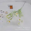 18 Cabeças de Camomila com Margaridas Pequenas Aveludadas, Decorações para Sala de Estar, Adereços de Fotografia para Decoração de Casa, Flores de Casamento, Cosmos