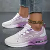 Zapatillas para correr con cámara de aire para mujer primavera y verano de malla de corte bajo para exteriores transpirables de ocio zapatillas de estudiante talla grande zapatos para trotar al por mayor