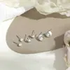 Colar de Coração com Design Requintado para Mulheres Nicho Luxo Leve Moda Versátil Gentil Ecológico Galvanoplastia Acessórios de Yiwu Atacado