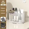 Suporte organizador para pincéis de maquiagem, caixa organizadora de cosméticos para penteadeira, suporte para pincéis de batom e sombra, porta-lápis de sobrancelha para mesa