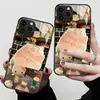 Capa de Celular Divertida de Gatinho Popular da Lazada Adequada para iPhone 17, Capa Dura de Cobertura Total para 15 Pro, Estilo Menina