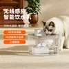 Dispensador de agua inteligente para mascotas transfronterizo, alimentación automática de agua, material de acero inoxidable, antibacteriano y a prueba de óxido, venta al por mayor para perros y gatos