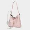Bolso Cubo Tejido de Alta Gama Vintage de Fábrica Original para Mujer 2026 Primavera/Verano Nuevo Diseño de Moda Bolso de Hombro de Gran Capacidad