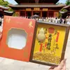 Decoración de Año Nuevo, Adorno de Marco de Fotos que Mejora la Riqueza, Decoración Dorada que Atrae la Fortuna para la Sala de Estar, Exhibición que Atrae la Riqueza para el Rincón de la Fortuna, Regalo de Año Nuevo
