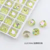 Dongzhou Crystal 10*10 Quadrado Grosso Flor de Gelo Strass Cor Mista de Alta Qualidade Strass Gelo Triturado Cintilante Decorações Redondas e Quadradas para Nail Art
