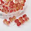 Lazo Acrílico Degradado de Dos Colores Cuentas Hecho a Mano Accesorios para Joyería DIY Gelatina Transparente Cuentas Sueltas Venta al por Mayor