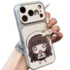 Capa de Celular Sakura Fofa para iPhone 16 Pro Max Apple 17 Capa de Celular Galvanizada Torna-se Instantaneamente Proteção de Capa Macia