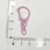 Cadena para Colgar Hebilla D Colorido Caramelo Llavero de Aleación de Zinc Hebilla C Hebilla de Ocho Caracteres Accesorios Giratorios de Acrílico DIY Hecho a Mano