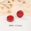 Mercadorias genuínas cinábrio areia imperial cinábrio escultura ruyi nuvem traseira palavra da sorte com contas joias DIY feitas à mão acessórios