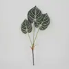 3 Cabeças Estilo Nórdico Folha de Tartaruga Rosa Cisne Negro Folha Vermelha da Internet Planta Verde Artificial para Casa Adereços de Fotografia