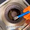Cepillo Limpiador para Estufa de Gas, Cepillo Pequeño de Acero para Cubierta de Estufa de Cocina, Potente Removedor de Manchas, Cepillo para Estufa de Gas, Cepillo Multifuncional para Sin Esquinas Muertas ni Ranuras