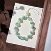 Colgante Pequeño de Raíz de Bodhi Limón Verde con Alto Valor Estético, Correa de Muñeca de Bucle Único para Hombres y Mujeres, Adecuado para Jugar y Manipular, Pulsera, Colgante para Bolso