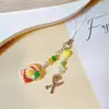 Nuevo [Pan con Mermelada] Comida de Simulación Juego para Celular Cadena para Auriculares Colgante para Bolso Llavero Todo Fósforo Joyería Cordón