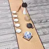 Alfombrilla para té, Alfombrilla de bambú, Cortina de té, Alfombrilla para té, Camino de mesa chino vintage, Accesorios de té Kung Fu, Bandeja de preparación en seco, Posavasos, Alfombrilla aislante para tetera