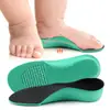 EVA palmilha verde verde pé plano almofada completa bebê palmilha menino e menina bebê arco almofada