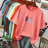 Artículos de liquidación de comercio exterior con descuento: Ropa para mujer de talla grande que disimula la grasa corporal y crea un efecto adelgazante, camisetas de manga corta de talla grande holgadas con hombros normales para mujer
