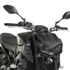 Adecuado para Parabrisas Delantero de Motocicleta Yamaha Mt09 Mt-09 Fz09 Carrocería con Textura de Fibra de Carbono