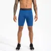 Shorts de Compressão Finos para Corrida Masculina Odm Customizados de Alta Elasticidade para Fitness Malha Esportiva de Secagem Rápida