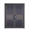 Acero Inoxidable Chapado en Cobre Nuevo Estilo Chino Puerta de Villa Puerta de Entrada Puerta de Cobre Puro Puerta de Patio Puerta de Acero y Cobre de Oposición Puerta No Estándar