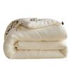 Colcha de Algodón Puro de Doble Capa Súper Suave Clase A con Proteína de Seda para el Hogar Colcha de Primavera y Otoño Núcleo de Colcha Dormitorio Estudiantil Colcha Engrosada de Invierno