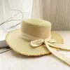 Sombrero de Pescador Nuevo Estilo Anti-UV, Sombrero de Vacaciones en la Playa con Protección Solar, Sombrero Elegante, Sombrero de Paja, Cubre Rostro, Diseño Hueco Simple