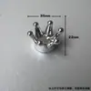 Manija de Corona Tapa de Taza de Cerámica Perla Superior de la Manija con Tornillos Utensilios de Cocina Accesorios para Muebles Accesorios Decorativos Hechos a Mano para Bricolaje