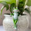 Decoração para Casa e Jardim Enfeites de Mesa Personalizados Criativos Rãs Verdes Artesanato em Resina Pingentes para Decoração de Bonsai