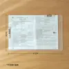 Clip de Almacenamiento con Palanca Giratoria Plástico Carpeta A3 Bolsa de Almacenamiento para Exámenes Inserto Transparente Carpeta A4 para Estudiantes Hojas Sueltas