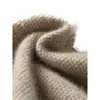 Suéter de cachemira de punto de panal grueso de doble capa para hombre, cárdigan con capucha, estilo casual "old money", chaqueta holgada y casual