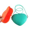 Nuevo Bolso de Mano de Silicona en Forma de Corazón con Correa Cartera Cruzada Bolso de Hombro Único para Mujer