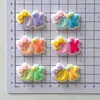 Accesorios de Goma Suave de Dibujos Animados del Personaje Ok Colorido Pegamento de Crema Funda de Teléfono Hecha a Mano DIY Pasador Decoraciones para Zapatos de Madera Accesorios