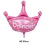 Globo Nuevo de Película de Aluminio de Corona Grande Papel de Aluminio Mediano Pequeño Mini Fiesta Decoración de Fiesta Arreglo Venta al por Mayor Transfronteriza