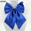 Flor de Colarinho Cor Sólida Feminino Formal Profissional Gravata Borboleta Feminina Estilo Preppy Versão Japonesa e Coreana Uniforme de Estudante Banco Hotel Borboleta