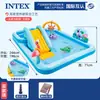 INTEX57149 Piscina Aspersora Candy Paradise Piscina para Nadar al Aire Libre para Niños Juguetes de Piscina Inflable