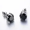 Pendientes de Cristal de Zirconia Blanca Redonda con Garras Cuatro, Explosiones Blancas K Blancas de Shein Transfronterizos para Mujer, 8 mm, Joyería de Oreja Simple de Moda Versátil