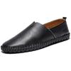 Sapatos casuais masculinos populares transfronteiriços de tamanhos grandes, slip-on, camada superior de couro bovino, sapatos preguiçosos, sapatos de couro, tamanho 48, tamanho 49, tamanho 50