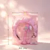 Cepillo facial de silicona de doble cara, set de regalo girly de dos piezas, diadema de nube, juego combinado de cepillo facial de silicona con mango largo