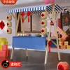 Suporte de Exibição Dobrável Móvel para Barracas de Feira, Mesas de Feira Noturna, Carrinhos de Flores, Carrinhos Pequenos, Carrinhos de Vendedor Ambulante e Estantes de Feira