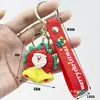 Llavero Navideño Transfronterizo Colgante Caja Sorpresa Papá Noel Muñeco de Nieve Árbol de Navidad Llavero Navideño Colgante Pequeño
