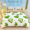 Algodón Cachemir Vegetal Cepillado Funda de Edredón Individual Juego de Cuatro Piezas Funda de Almohada Sábana para Dormitorio de Estudiante Estilo Moderno Simple