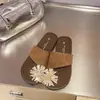 Chanclas de Verano para Mujer Nuevas con Pedrería, Suela Plana, Slip-on, 2026 Fuegos Artificiales, Chanclas Perezosas, Color Sólido, Cubre-dedos