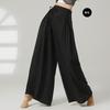 Pantalones de Danza Modernos, Sueltos y Elegantes, Pantalones de Pierna Ancha de Algodón y Lino con Caída, Ropa de Entrenamiento Corporal para Danza Clásica China para Mujeres